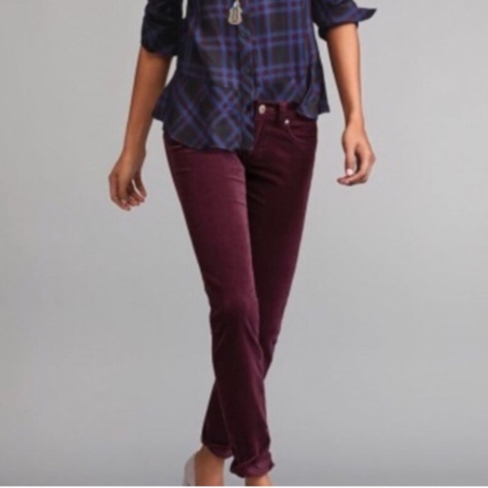 Cabi merlot skinny cord. Fall 17 collection.